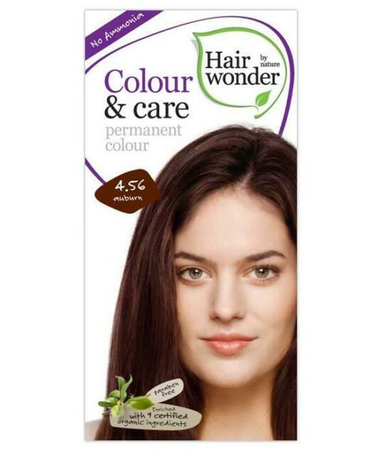 HairWonder Colour & Care Auburn 4.56-100ML 